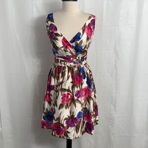 Jessica Howard Women's Sleeveless Floral Party Dress